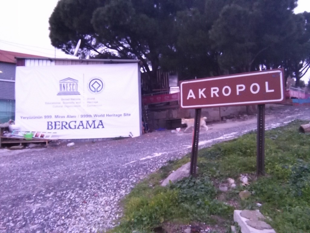 Akropolis en Bergama, Turquía