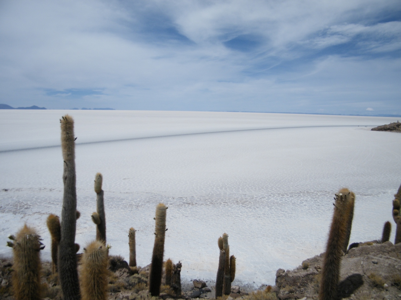 Vista del Salar de Uyuni en Bolivia