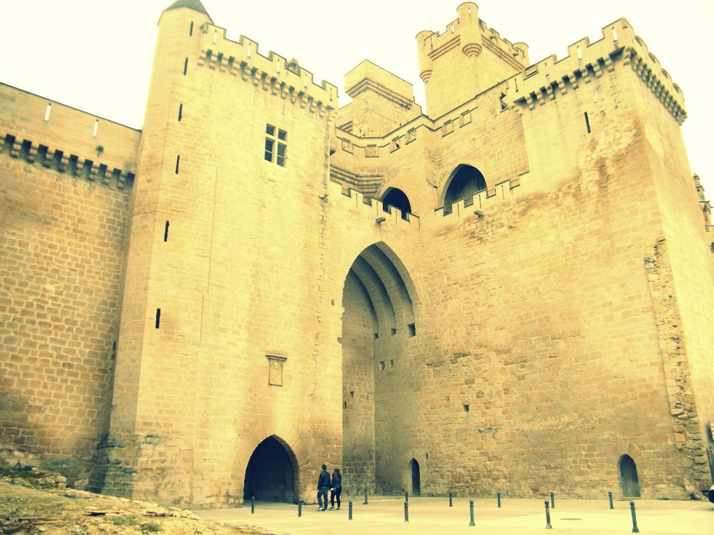 castillo de Olite en Navarra 